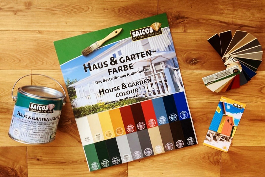 Краска по дереву Saicos Haus&Garten Farbe