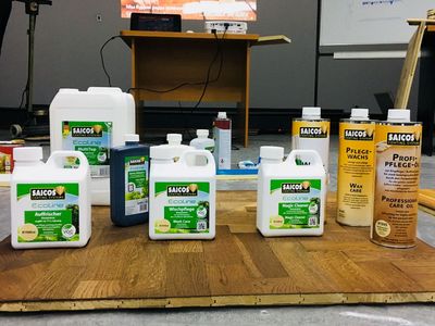 Как ухаживать за полом покрытым маслом